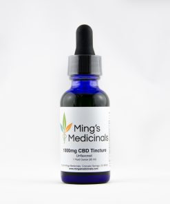 Ming's Medicinals Unflavored 1000mg CBD Tincture